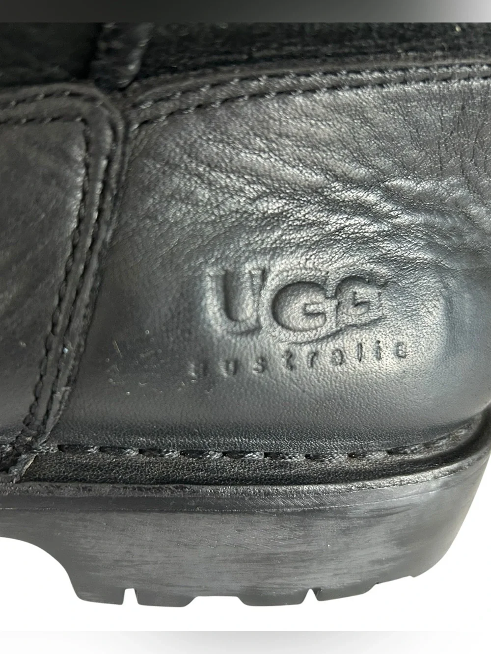 UGG traction leather sole